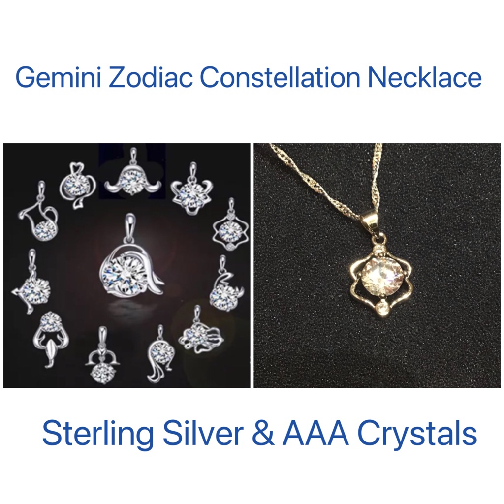 Gemini Zodiac Constellation Necklace New